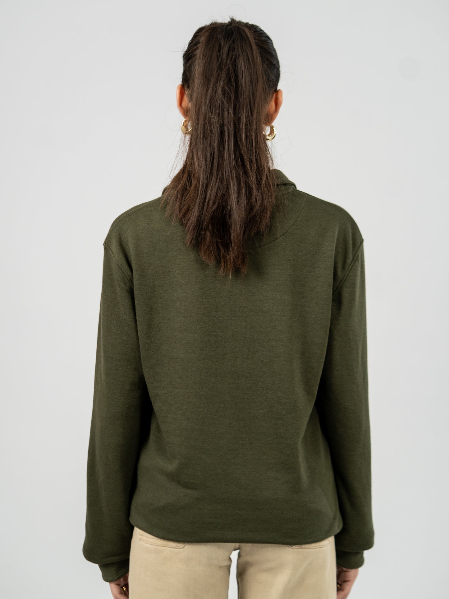 QUARTER NECK ZIPPER - WOMEN