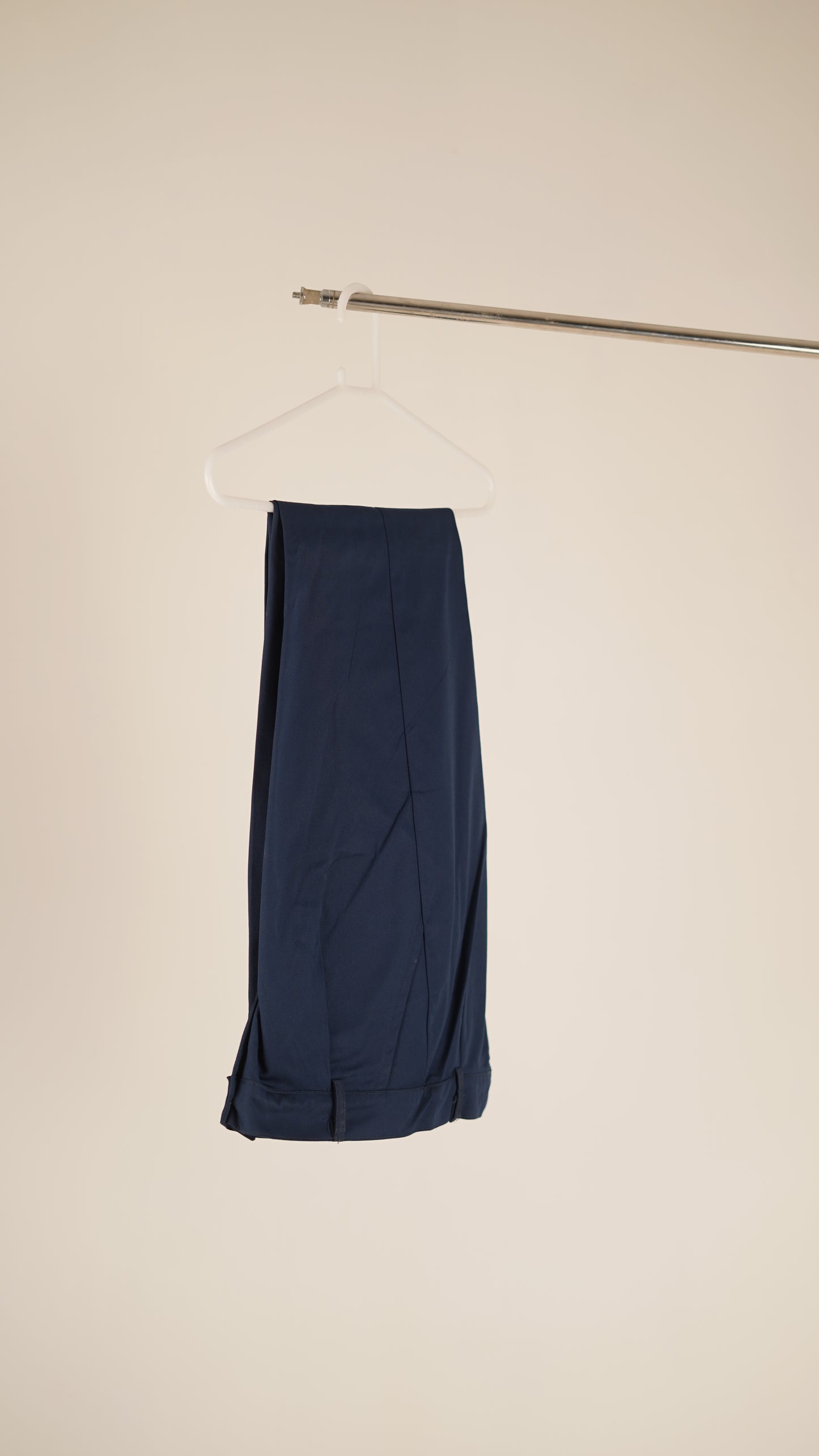 Navy Straight Fit Pant