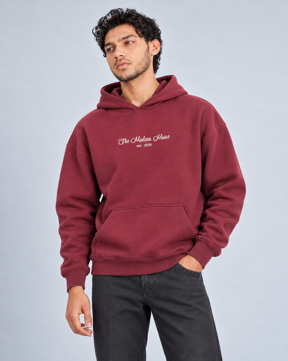 The Modern Muse Hoodie — Vintage Mauve