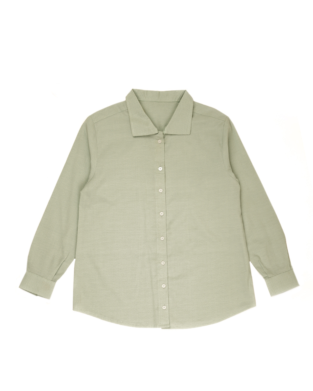 Sage Textured Relaxed Shirt