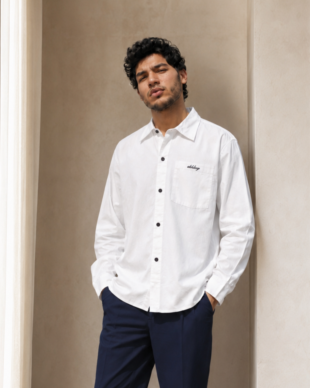 Signature White Pocket Shirt