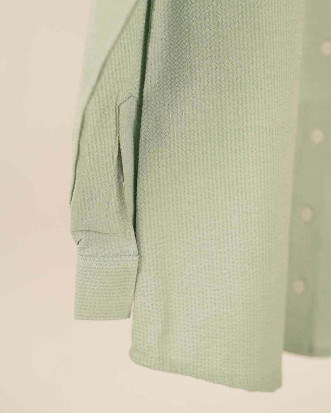 Sage Textured Relaxed Shirt