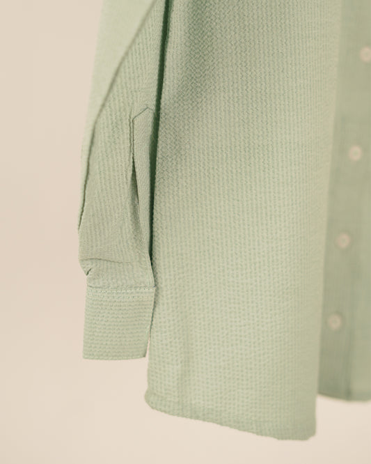 Sage Textured Relaxed Shirt