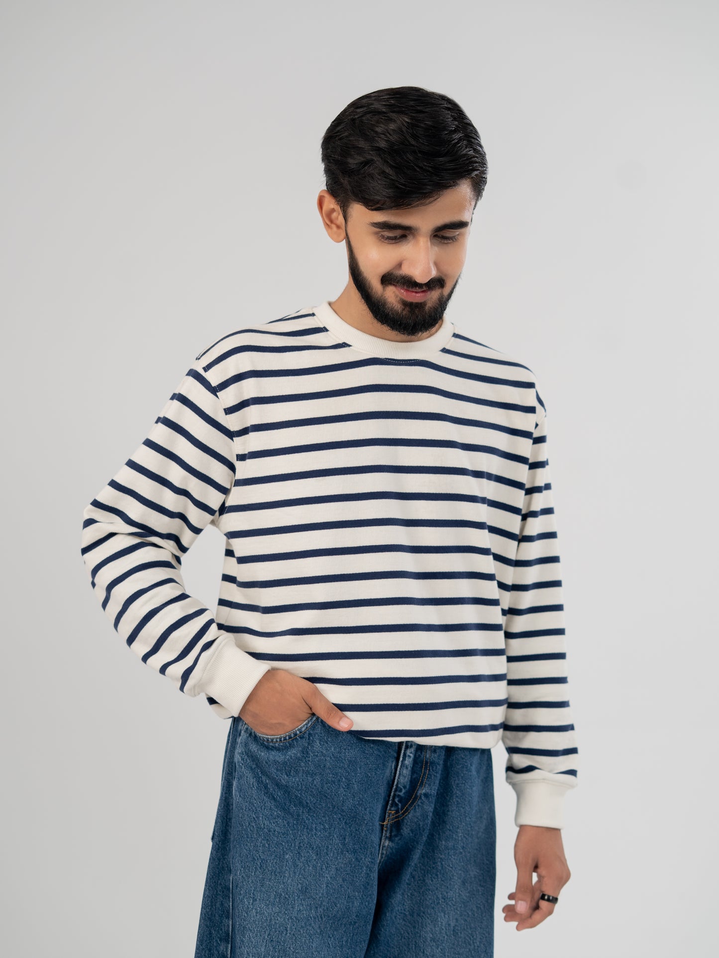 STRIPED SWEATSHIRT - UNISEX