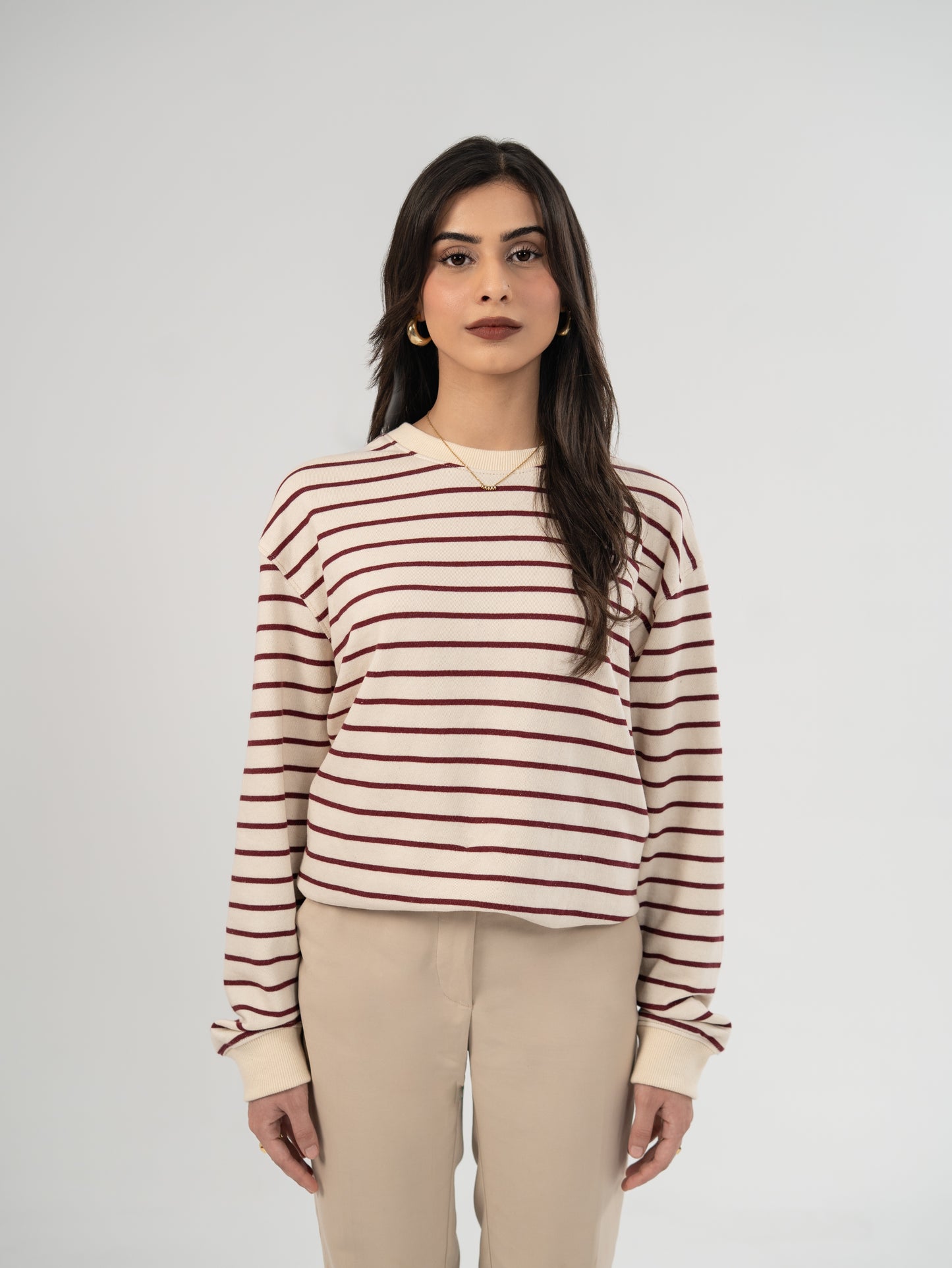 STRIPED SWEATSHIRT - UNISEX