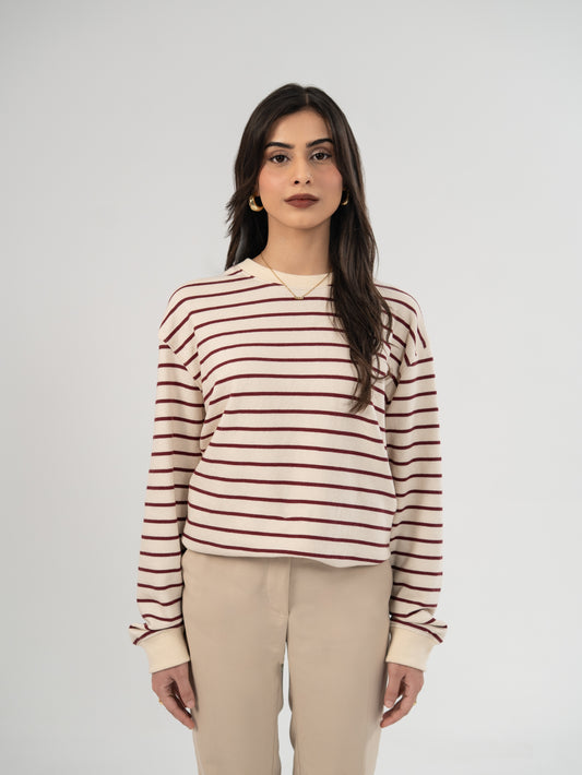 STRIPED SWEATSHIRT - UNISEX