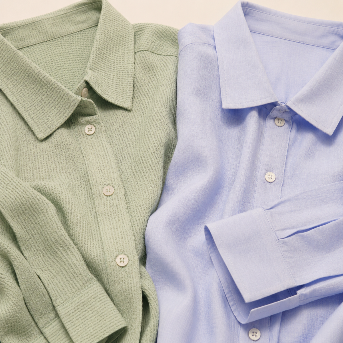 Women’s Shirt Combo – Sage + Minimal Linen