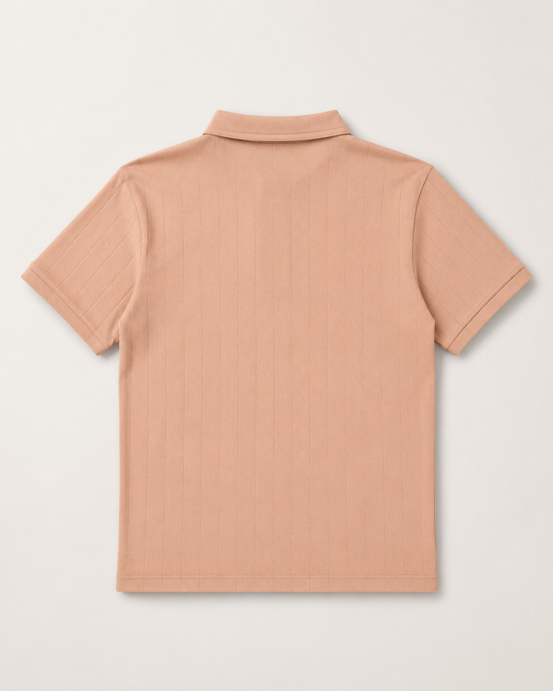 Peach Drop Needle Polo