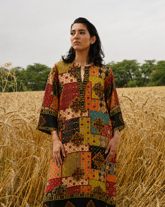 Paisley Woven Kurta