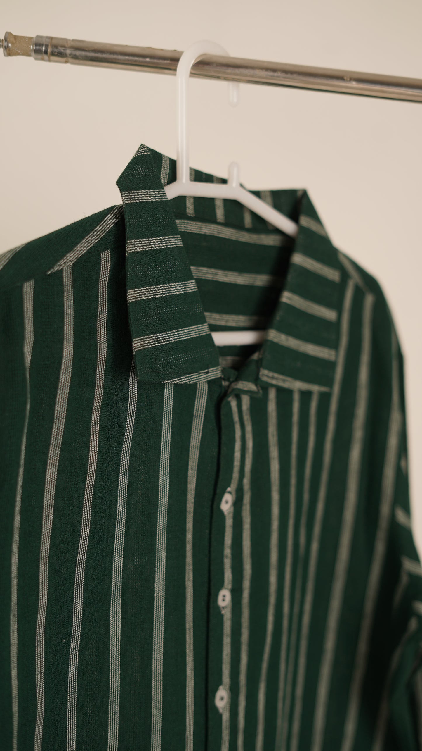 Striped Linen Blend Shirt