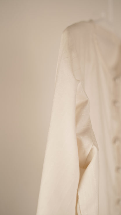 White Embroidered Kurta