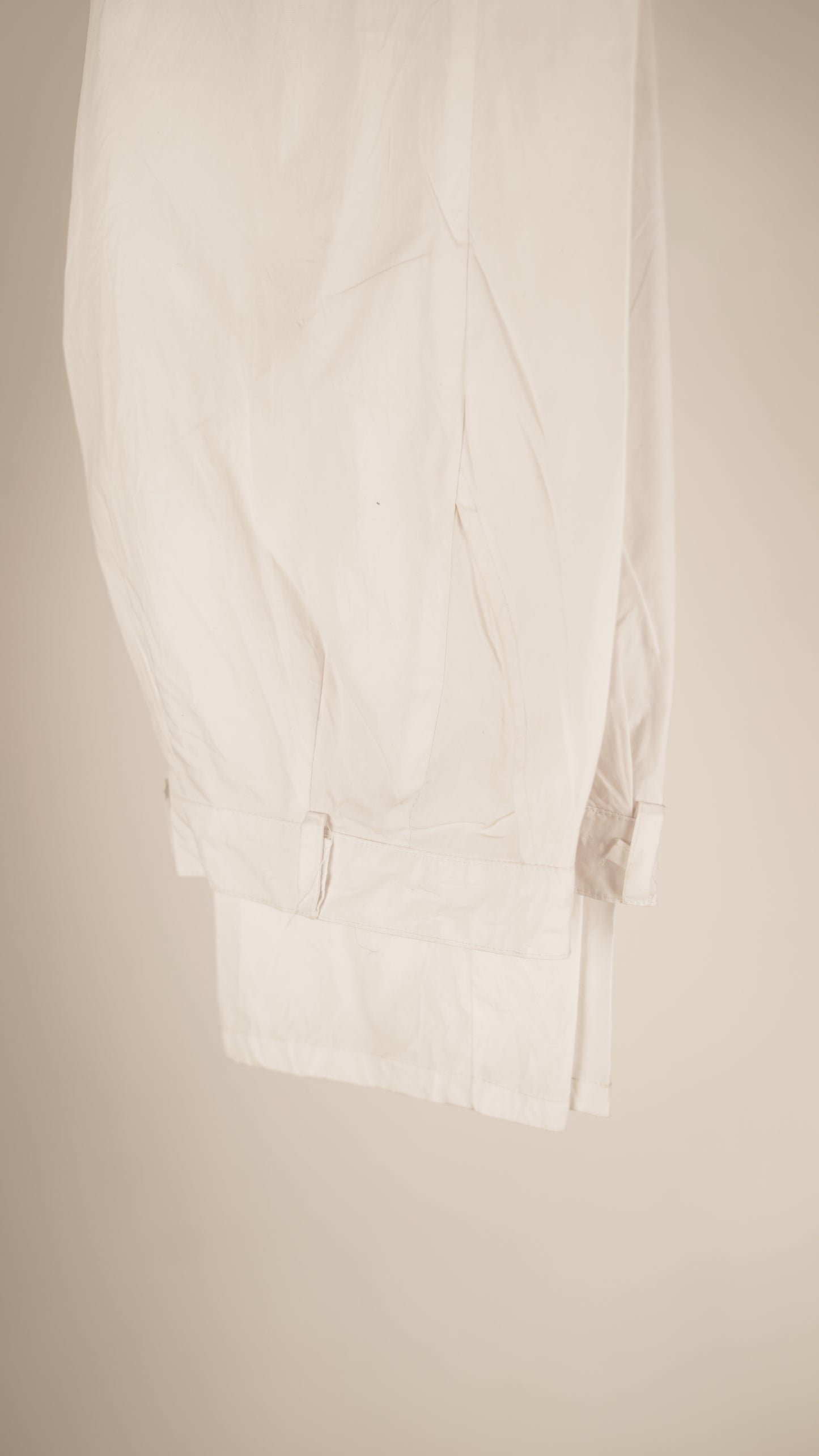 White Straight Fit Pant