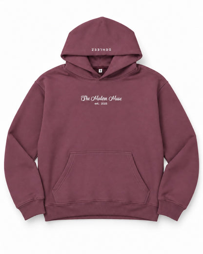 The Modern Muse Hoodie — Vintage Mauve