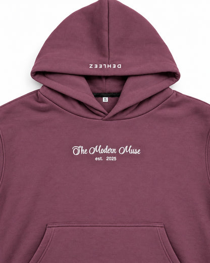 The Modern Muse Hoodie — Vintage Mauve