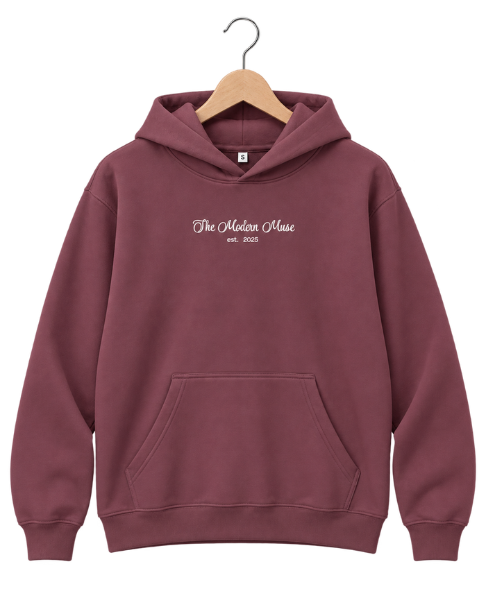 The Modern Muse Hoodie — Vintage Mauve