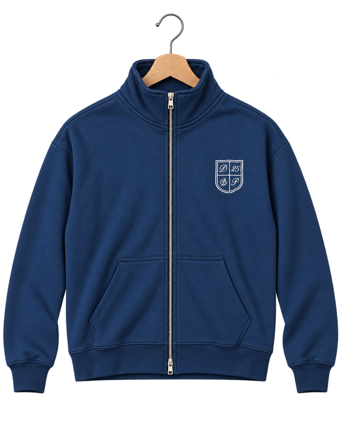 The Heritage Full-Zip Jacket — Midnight Navy