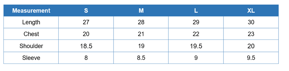 Size Guide