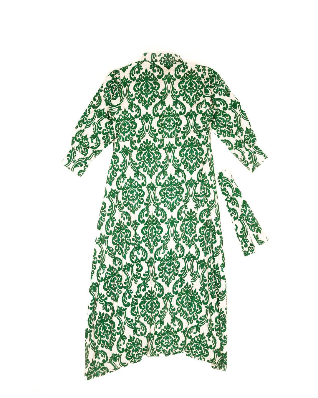 Damask Printed Long Dress