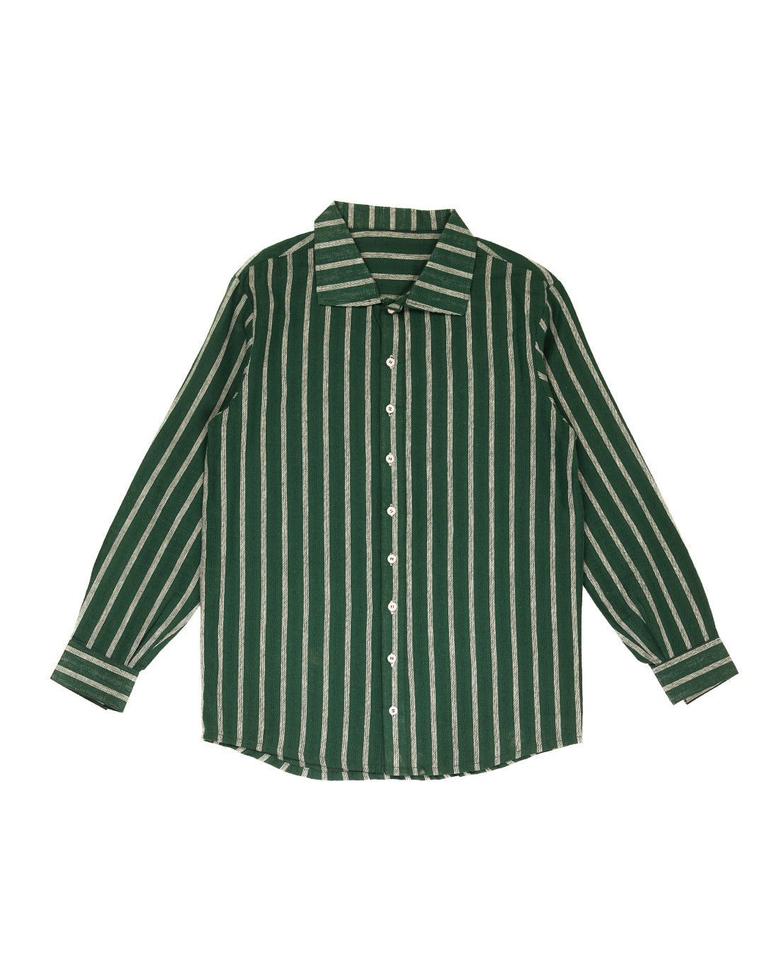 Striped Linen Blend Shirt