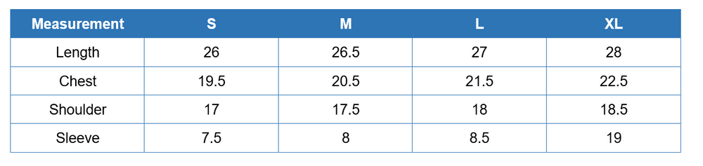 Size Guide